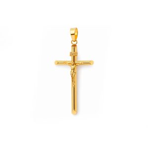 Dije Crucifijo Oro 10K 1.6 g 4.5 cm Clásico INRI